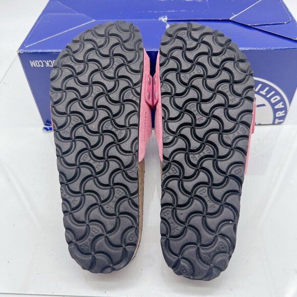 Birkenstock Oita Suede Sandals Kyoto Candy Pink Barbie Pinkcore EU 36 US 5- 5.5 - Picture 10 of 13